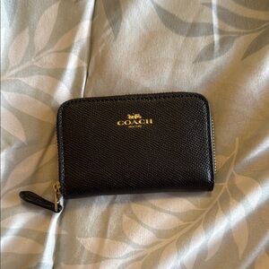 Coach Black Leather Wallet